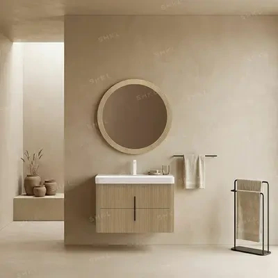 Fluted Wall Mounted Vanity